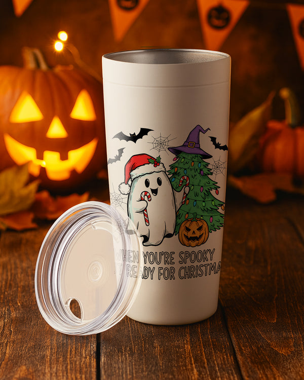 Stainless Tumbler Christmas Ghost Cute Halloween GTB0160