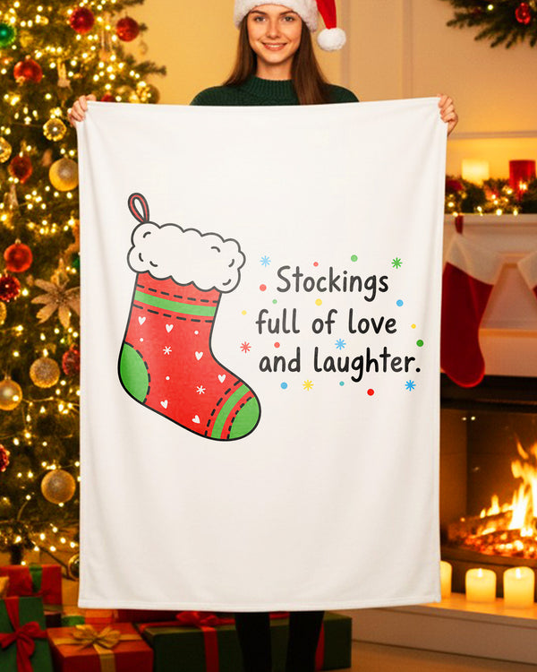 Blanket Stockings Full Of Love And Laugher GBL0171