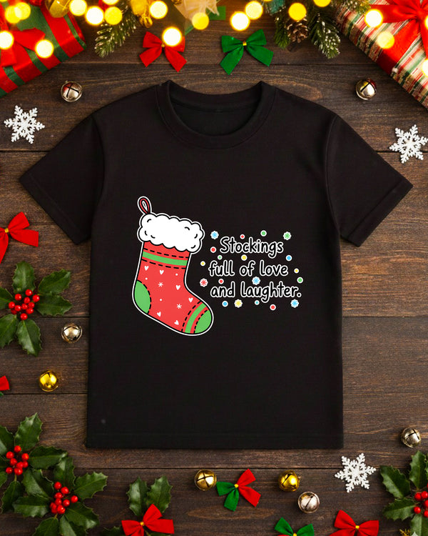 T-shirt Stockings Full Of Love And Laugher GTS0340