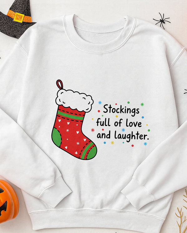 Sweater Stockings Full Of Love And Laugher GSW086