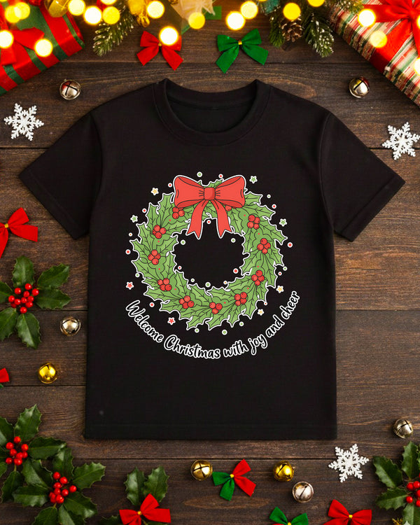 T-shirt Welcome Christmas With Joy And Cheer GTS041