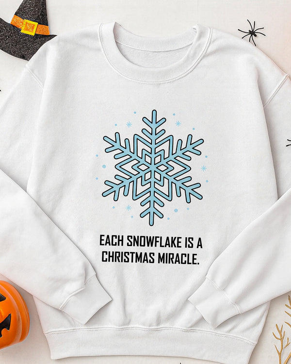 Sweater Each Snowflake Is A Christmas Miracle GSW091