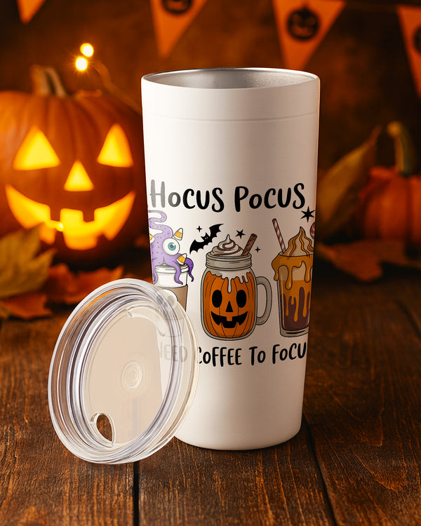 Stainless Tumbler Halloween Coffee Drinks Hocus Pocus Cute Halloween GTB0112