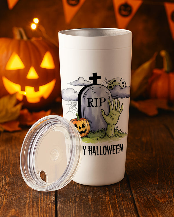 Stainless Tumbler Halloween Graveyard Zombie Hand Pumpkin Cute Halloween GTB0137