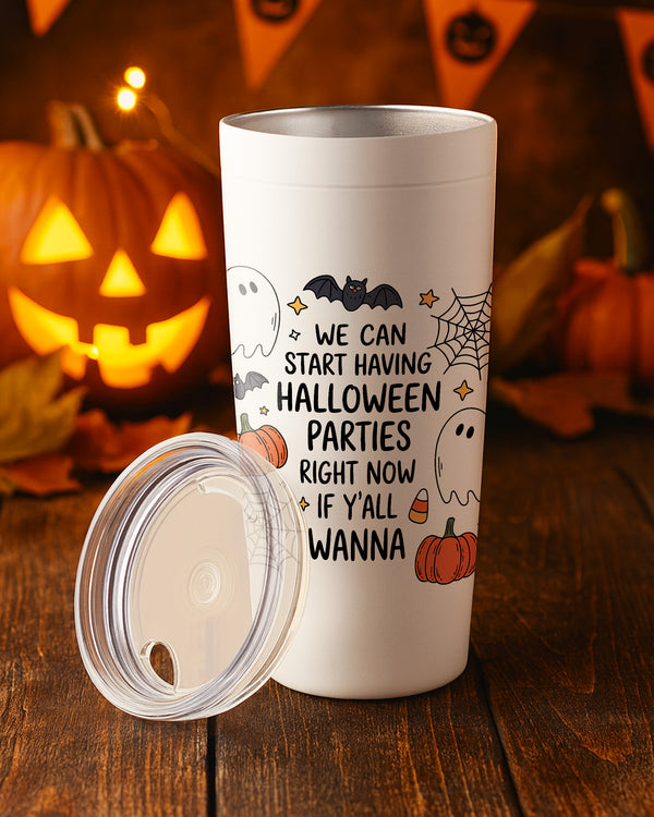 Stainless Tumbler Halloween Party Ghosts Bats Pumpkins Cute Halloween GTB0138