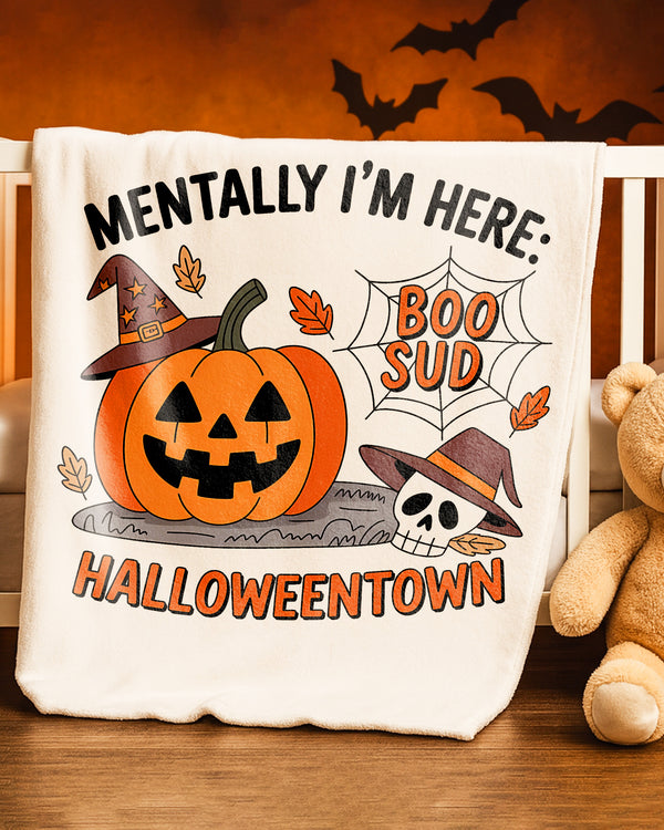 Blanket Halloween Pumpkin Skull Boo Sud Cute Halloween GBL010