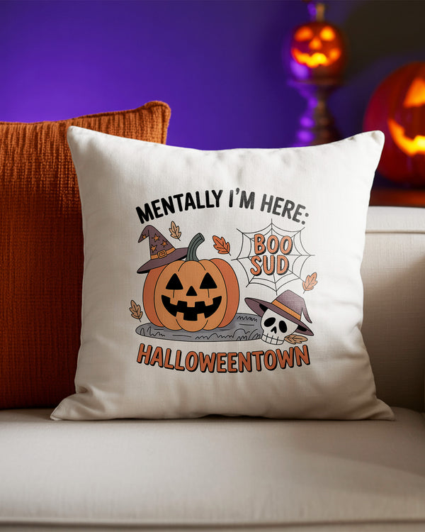 Pillow Cushion Case Halloween Pumpkin Skull Boo Sud GPL0189