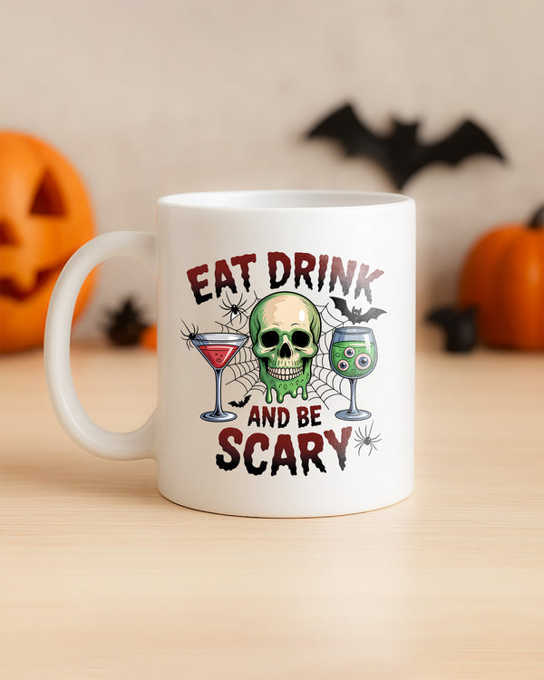 Mug Halloween Skull Drinks Scary Cute Halloween GMG0146