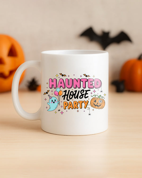 Mug Haunted House Pumpkin Cute Halloween GMG0175