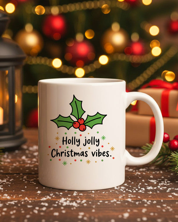Mug Holly Jolly Christmas Vibes GMG0238