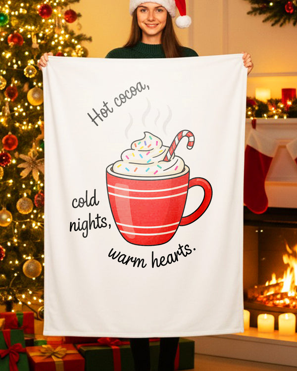 Blanket Hot Cocoa Cold Nights, Warm Hears GBL0178