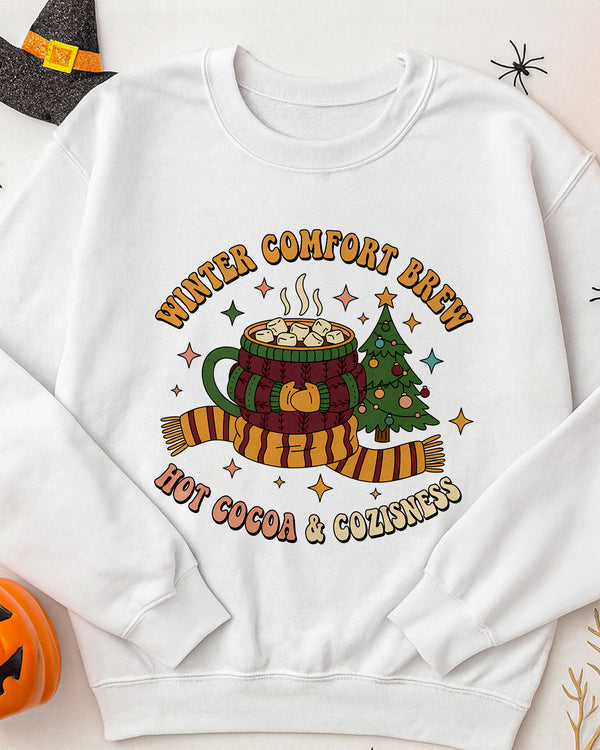 Sweater Winter Comfort Brew Hot Cocoa & Cozisness GSW0116