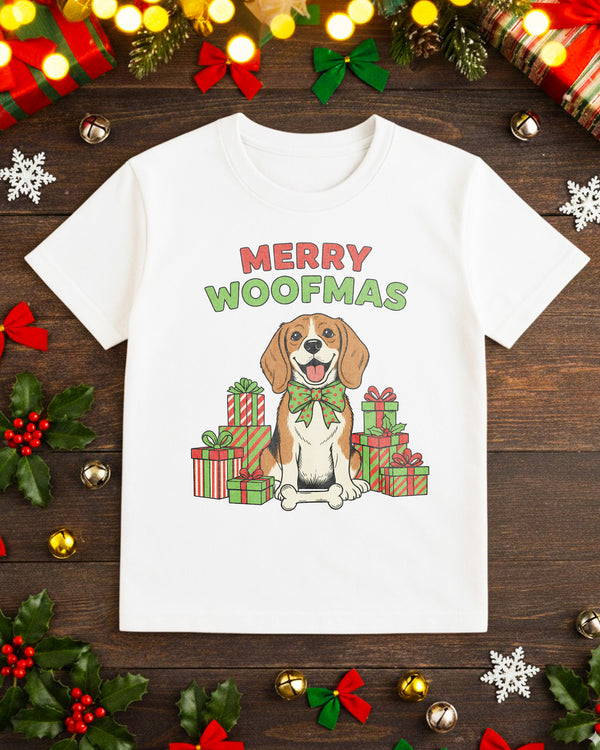 T-shirt Merry Woofmas Beagle Gifts Cute Christmas GTS07