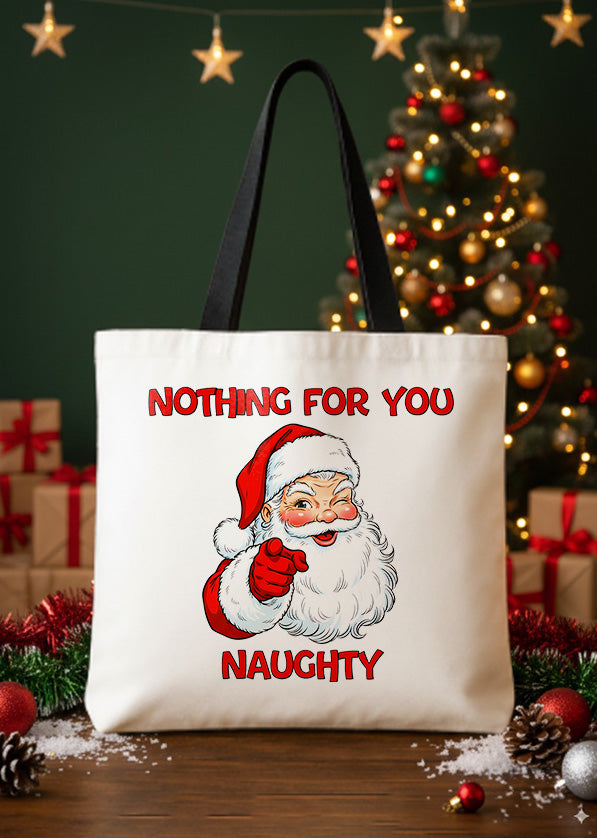 Canvas Totebag Nothing For You Naughty GTT0371