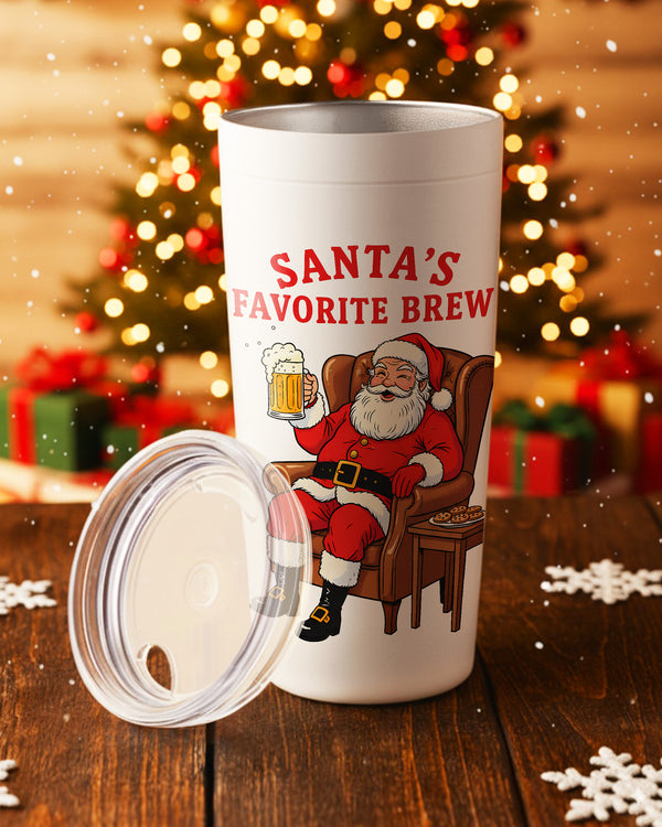 Stainless Tumbler Tis Santa’S Favorite Brew GTB0236