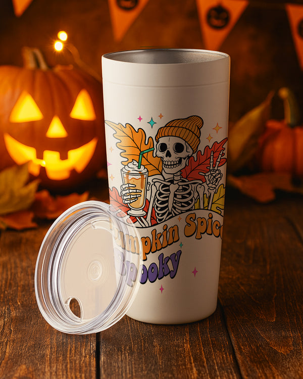 Stainless Tumbler Spice Spooky Latte Cute Halloween GTB0174