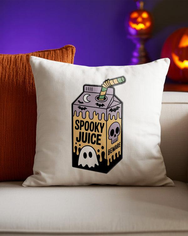Pillow Cushion Spooky Juice Box Halloween Ghost Skull Cute Halloween GPL0113