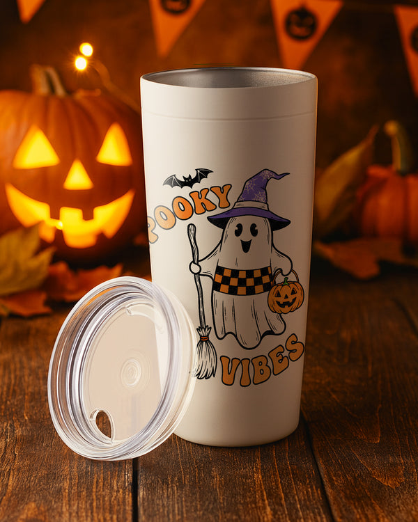 Stainless Tumbler Spooky Ghost Cute Halloween GTB0176