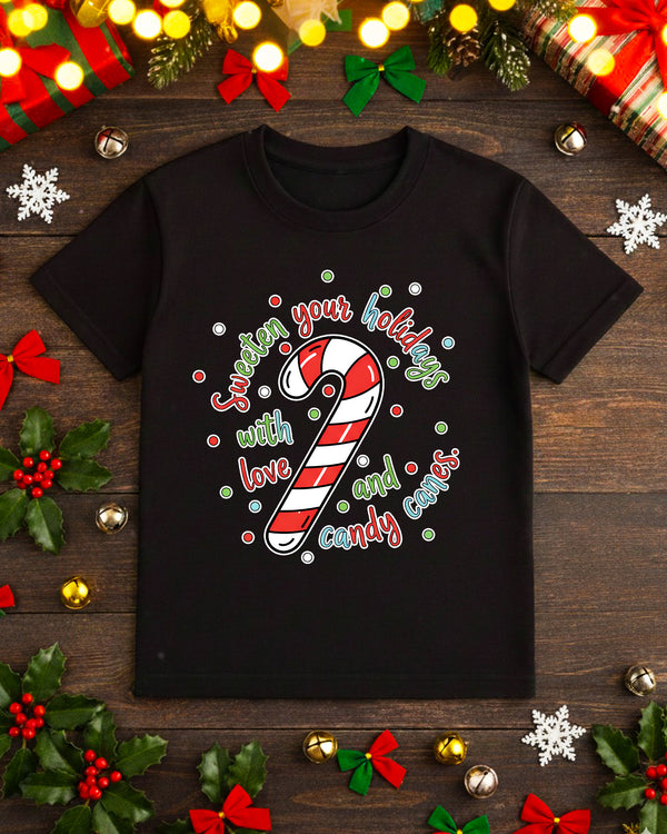 T-shirt Sweeter Your Holidays With Love And Candy Canes GTS053