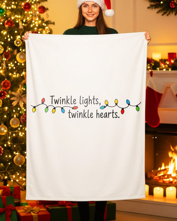 Blanket Twinkle Lights Twinkle Hearts GBL0185