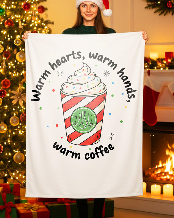 Blanket Warm Hearts, Warm Hand, Warm Coffee GBL0187