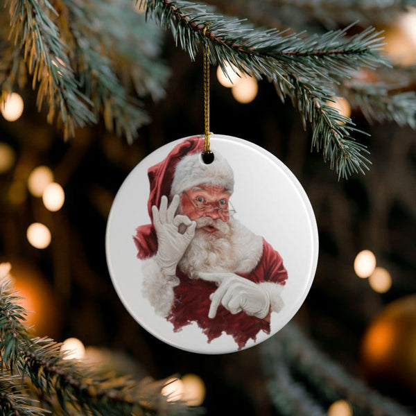 Santa Meme Ornament GLO03043